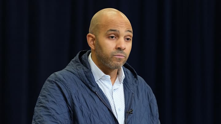 Atlanta Falcons general manager Ian Cunningham is clearing cap space for his team ahead of free agency. 