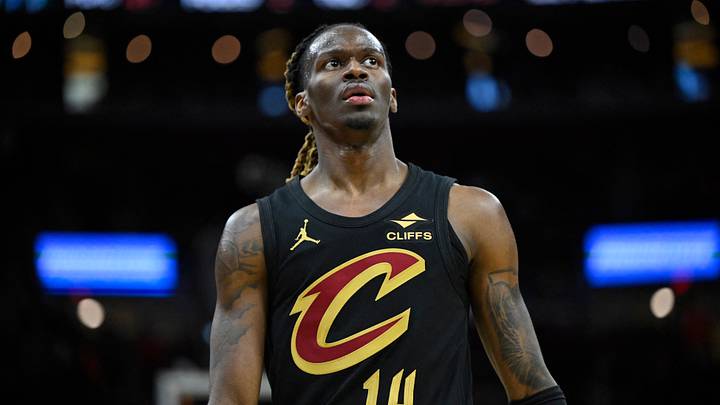 Feb 11, 2026; Cleveland, Ohio, USA; Cleveland Cavaliers guard Keon Ellis (14) stands on the court in the fourth quarter against the Washington Wizards at Rocket Arena. Mandatory Credit: David Richard-Imagn Images Feb 11, 2026; Cleveland, Ohio, USA; Cleveland Cavaliers guard Keon Ellis (14) stands on the court in the fourth quarter against the Washington Wizards at Rocket Arena. Mandatory Credit: David Richard-Imagn Images