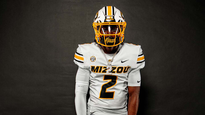 Wide receiver DaMarion Fowlkes on an official visit to the University of Missouri.