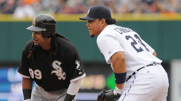 Miguel Cabrera y Manny Ramírez coincidieron en la Liga Americana