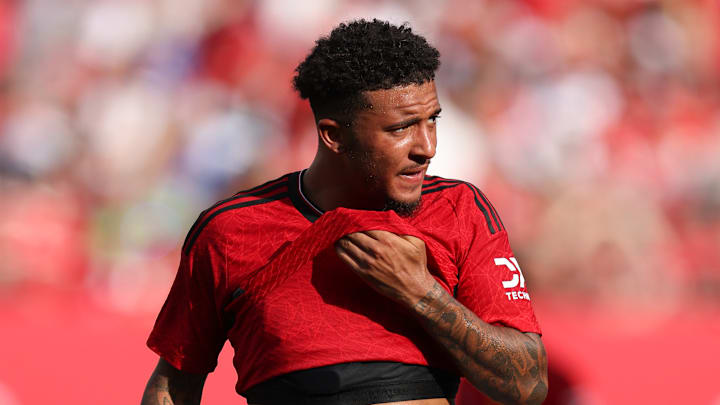 Jadon Sancho erlebt keine einfache Zeit in Manchester. Jadon Sancho erlebt keine einfache Zeit in Manchester.