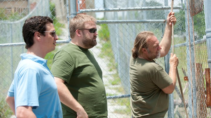 Executive Producer David Alpert, Show Creator Robert Kirkman and Co-Executive Producer/SFX Makeup Supervisor Greg Nicotero - The Walking Dead season 4