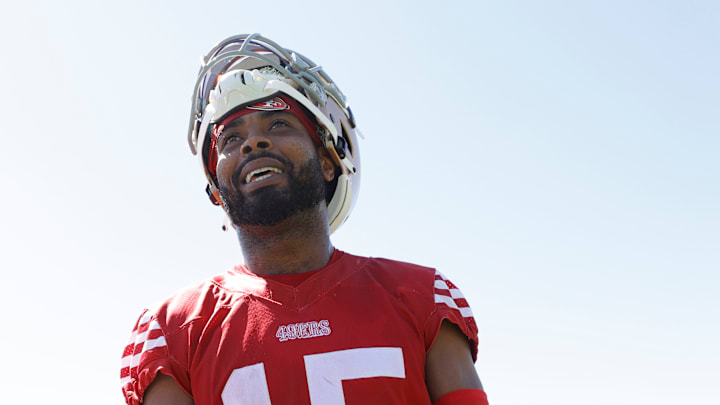 San Francisco 49ers wide receiver Jauan Jennings (15)