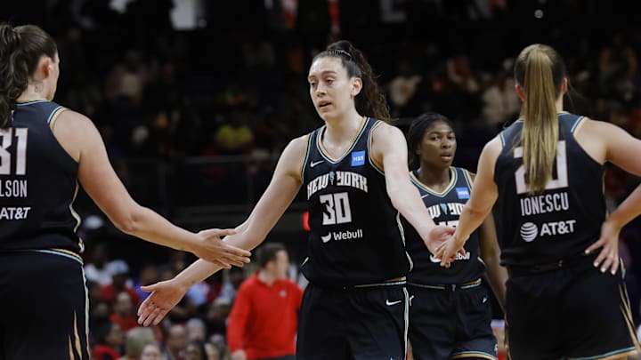 New York Liberty forward Breanna Stewart (30).