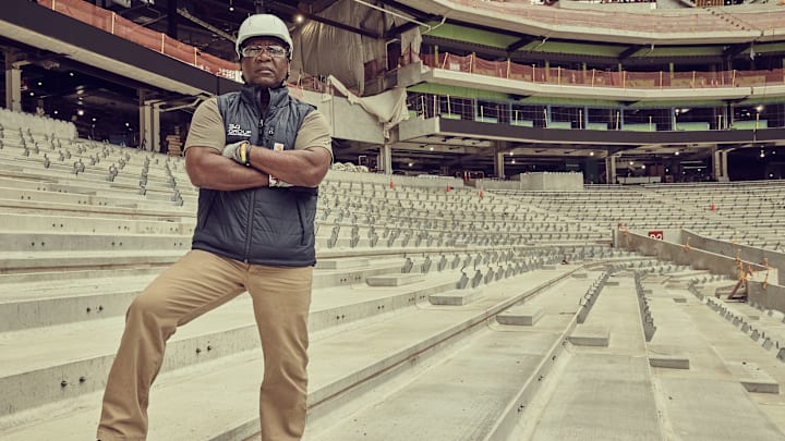 Bills' legend Thurman Thomas in the new Highmark Stadium