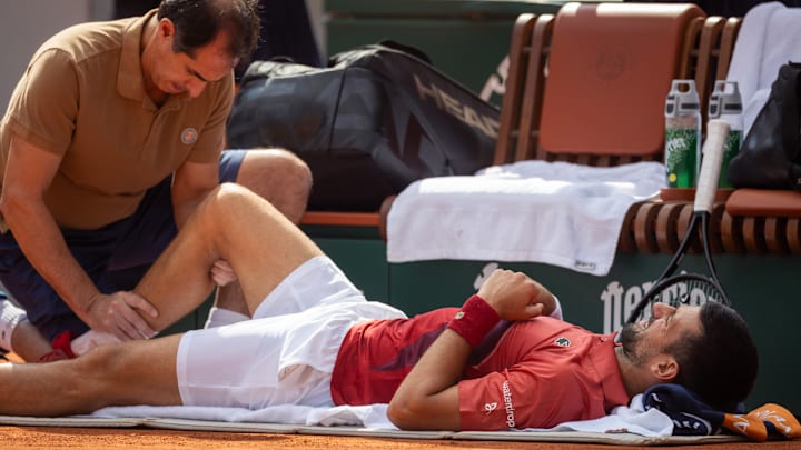 Novak Djokovic at the French Open