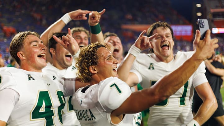The South Florida Bulls pulled the upset of the day in college football.