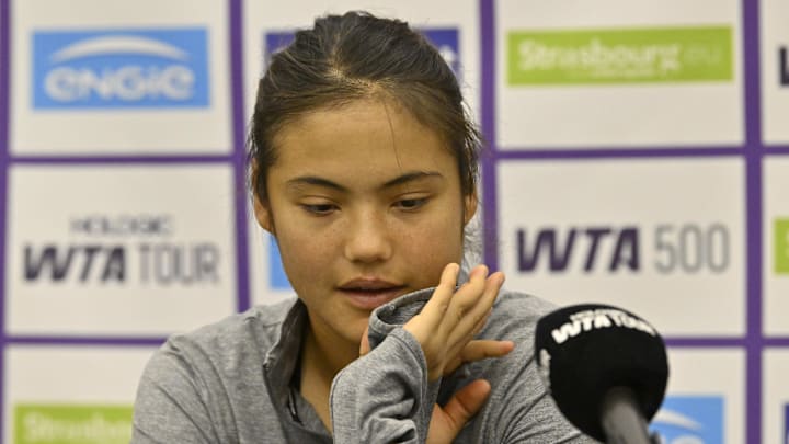 Emma Raducanu explained her back injury after loss to Danielle Collins on May 21, 2025.