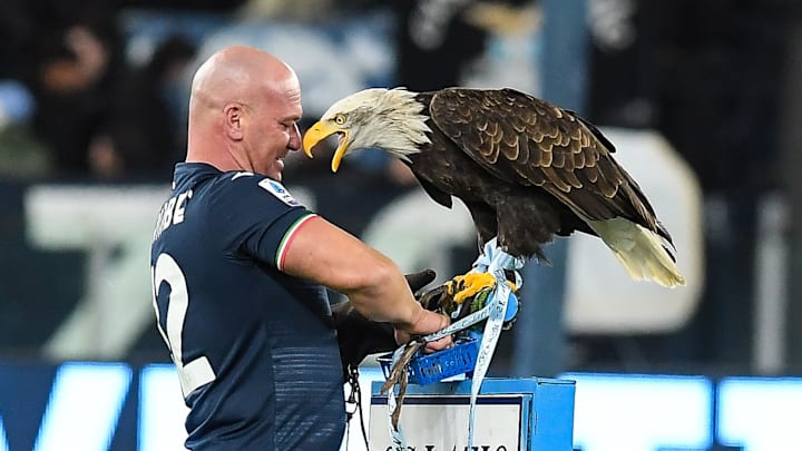 Juan Bernabè était le fauconnier de la Lazio Rome 