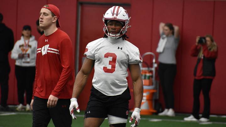 Wisconsin RB Abu Sama. 