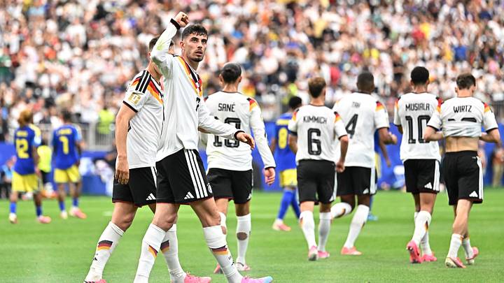 June 14, 2026; Houston, Texas, U.S.; Germany's Kai Havertz celebrates scoring their third goal. Mandatory Credit: Maria Lysaker-Imagn Images June 14, 2026; Houston, Texas, U.S.; Germany's Kai Havertz celebrates scoring their third goal. Mandatory Credit: Maria Lysaker-Imagn Images