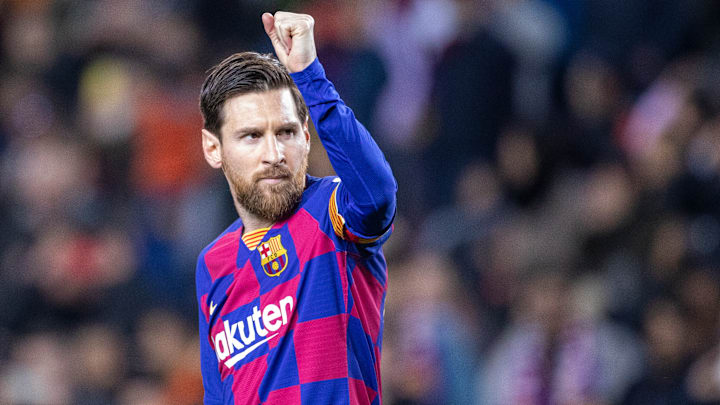 Lionel Messi im Trikot des FC Barcelona 