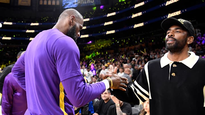 Celebrities At The Los Angeles Lakers Game