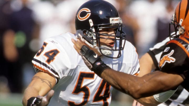 Brian Urlacher's emergence as a young player was one of the key developments of the Dick Jauron era.