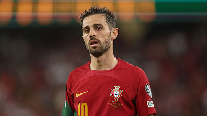 Bernardo Silva avec le maillot du Portugal