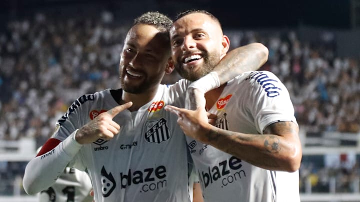 Guilherme e Neymar comandam o setor ofensivo do Peixe