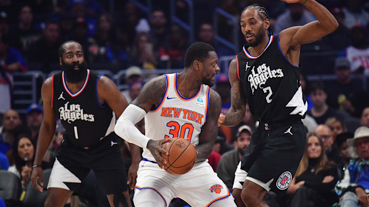 James Harden, Julius Randle, Kawhi Leonard