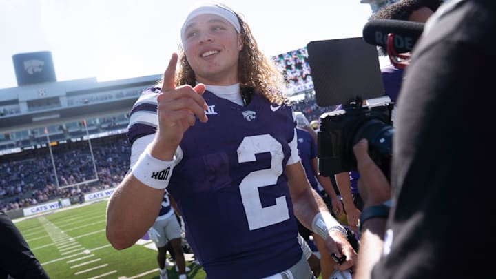 The Kansas State Wildcats are the biggest riser in the power rankings this week