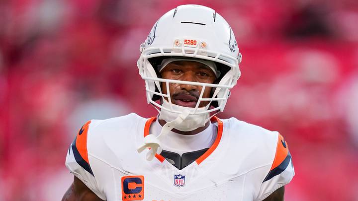 Denver Broncos wide receiver Courtland Sutton Denver Broncos wide receiver Courtland Sutton