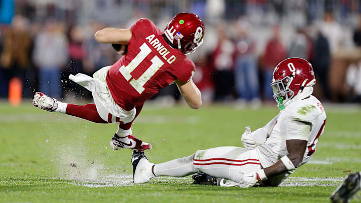 One Oklahoma publication held Jackson Arnold's 2024 season with the Sooners against him while ranking the SEC's QBs
