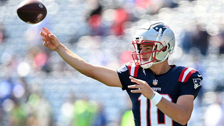 New England selected Maye with the third pick in the 2024 draft