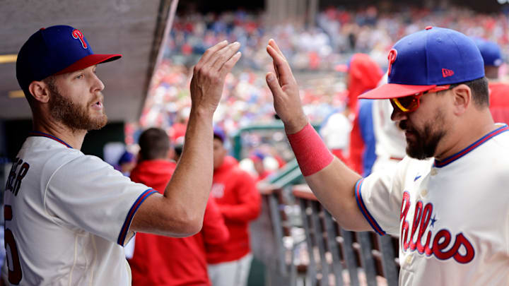 Philadelphia Phillies Zack Wheeler, Kyle Schwarber