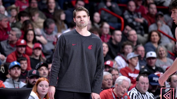 Washington State Cougars head coach David Riley.