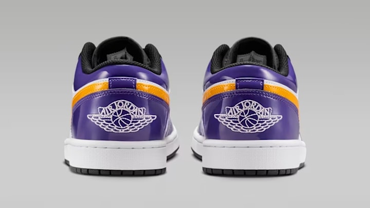 The Air Jordan 1 Low SE "Lakers" colorway is out now.
