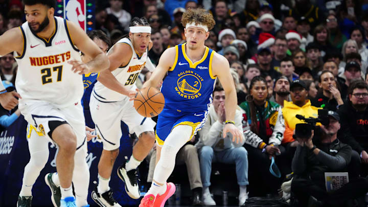 Golden State Warriors guard Brandin Podziemski.
