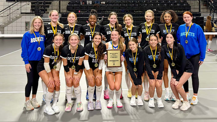 The Mount St. Mary (Oklahoma City) volleyball team last weekend won the Broken Arrow Tournament. The Rockets next compete in Volleypalooza in Austin, Texas, 