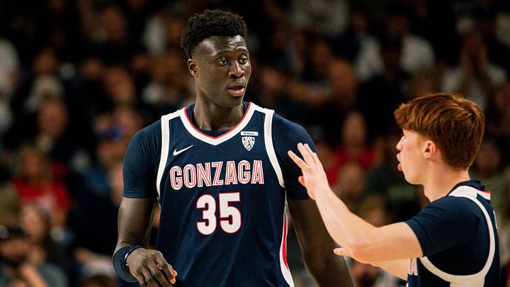 Gonzaga forward Massamba Diop (35) at Kraziness in the Kennel Gonzaga forward Massamba Diop (35) at Kraziness in the Kennel