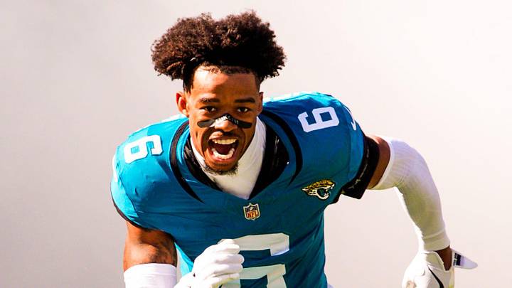 Jacksonville Jaguars cornerback Greg Newsome II (6) enters the stadium before an NFL football game at EverBank Stadium, Sunday, Dec. 14, 2025, in Jacksonville, Fla. [Doug Engle/Florida Times-Union]