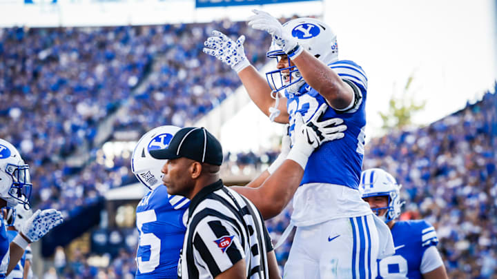 BYU RB LJ Martin scores a touchdown against Arizona