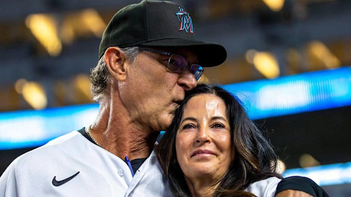 Don Mattingly and his wife Lori