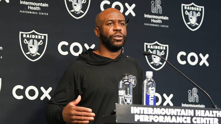 Las Vegas Raiders Safeties Coach Gerald Alexander from OTAs Las Vegas Raiders Safeties Coach Gerald Alexander from OTAs