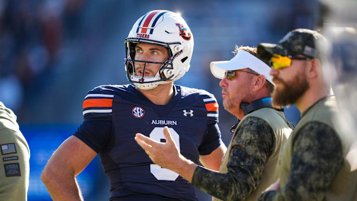 Auburn Tigers quarterback Walker White made his college debut on Saturday against ULM.