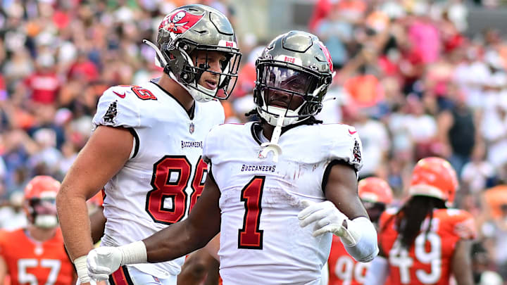 Tampa Bay Buccaneers running back Rachaad White picked Cade Otton as a player who could be a sleeper on offense this season.
