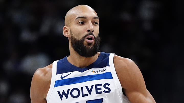 Dec 25, 2025; Denver, Colorado, USA; Minnesota Timberwolves center Rudy Gobert (27) during the first half at Ball Arena. Mandatory Credit: Ron Chenoy-Imagn Images Dec 25, 2025; Denver, Colorado, USA; Minnesota Timberwolves center Rudy Gobert (27) during the first half at Ball Arena. Mandatory Credit: Ron Chenoy-Imagn Images