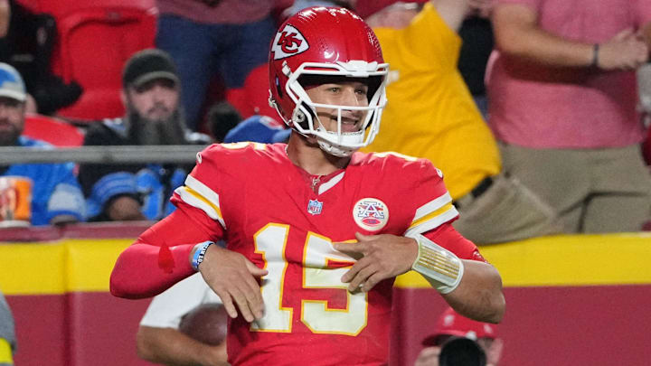 Patrick Mahomes and the Chiefs got a big win at home over the Lions on Sunday night. 