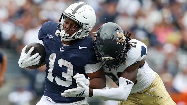 Penn State Nittany Lions running back Kaytron Allen (13) 