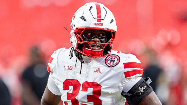 Nebraska linebacker Marques Watson-Trent Nebraska linebacker Marques Watson-Trent