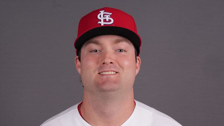 Feb 17, 2026; Jupiter, FL, USA; St. Louis Cardinals infielder Blaze Jordan (84). Mandatory Credit: Jim Rassol-Imagn Images Feb 17, 2026; Jupiter, FL, USA; St. Louis Cardinals infielder Blaze Jordan (84). Mandatory Credit: Jim Rassol-Imagn Images
