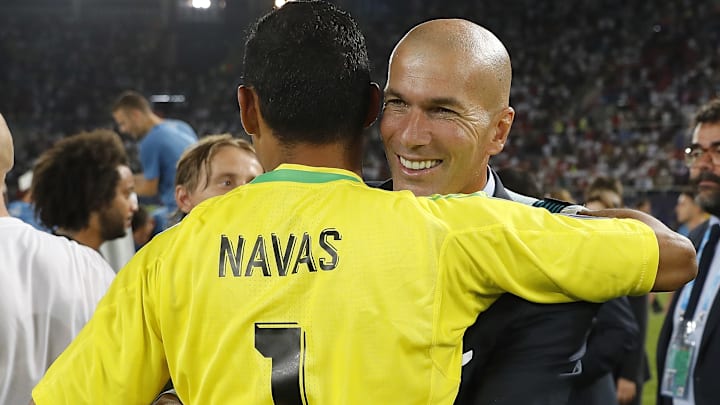Keylor Navas a rendu un vibrant hommage à Zidane Keylor Navas a rendu un vibrant hommage à Zidane