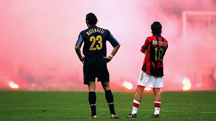 Materazzi e Rui Costa
