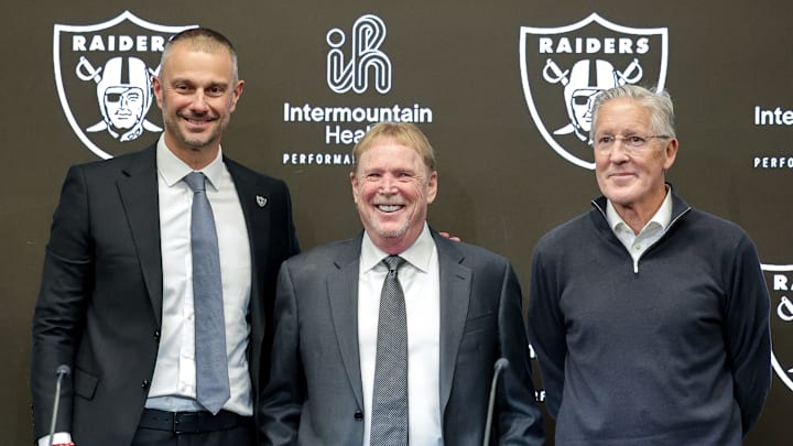 Las Vegas Raiders Introduce Pete Carroll As Head Coach, John Spytek As General Manager