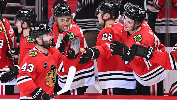 Calgary Flames v Chicago Blackhawks