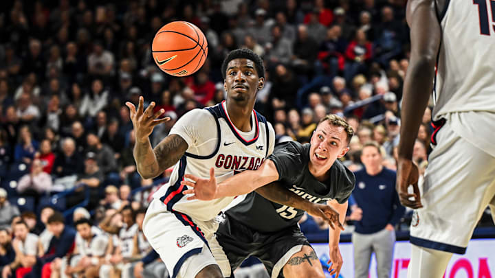 Gonzaga Bulldogs forward Tyon Grant-Foster.