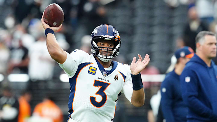 Denver Broncos quarterback Russell Wilson (3)