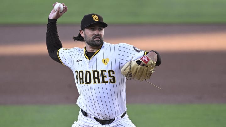 San Diego Padres starting pitcher Matt Waldron. San Diego Padres starting pitcher Matt Waldron.