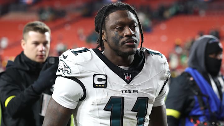 Philadelphia Eagles wide receiver A.J. Brown could potentially be traded this offseason.